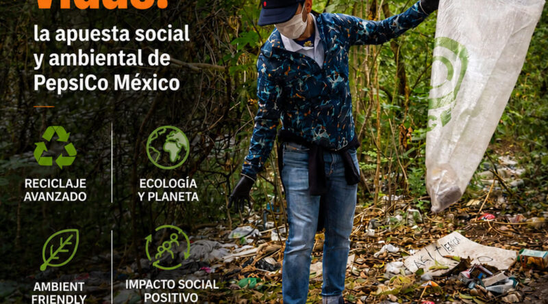 PepsiCo usa material reciclado en empaques y racks