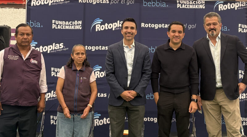 Rotogotas impulsa el deporte con reciclaje de agua de lluvia