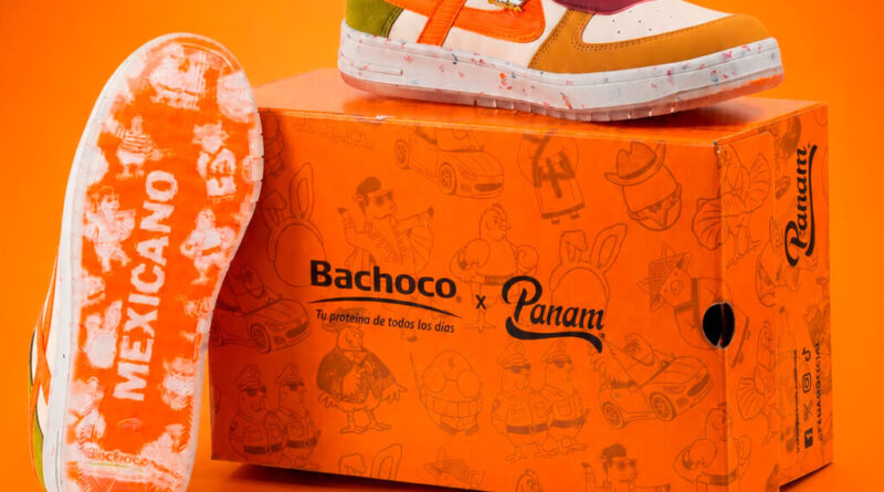 Panam crea tenis con material de espectaculares de Bachoco
