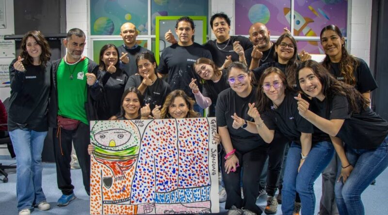 Voluntarios de Samsung México renuevan aulas terapeuticas de APAC